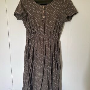 Roole Floral Button-Up Dress
